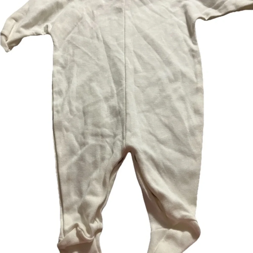 Vintage Carter's White Footie One Piece with Screenprint